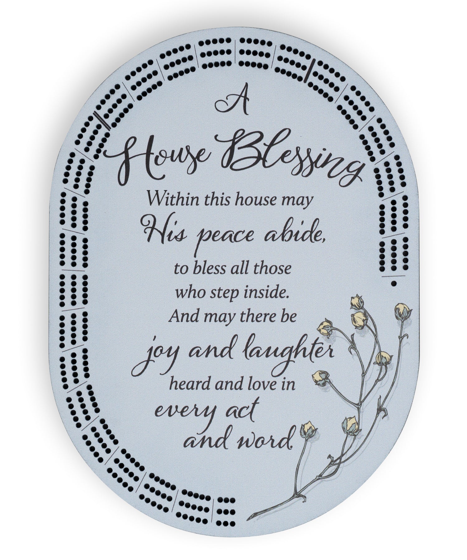 House Blessing Cribbage Board