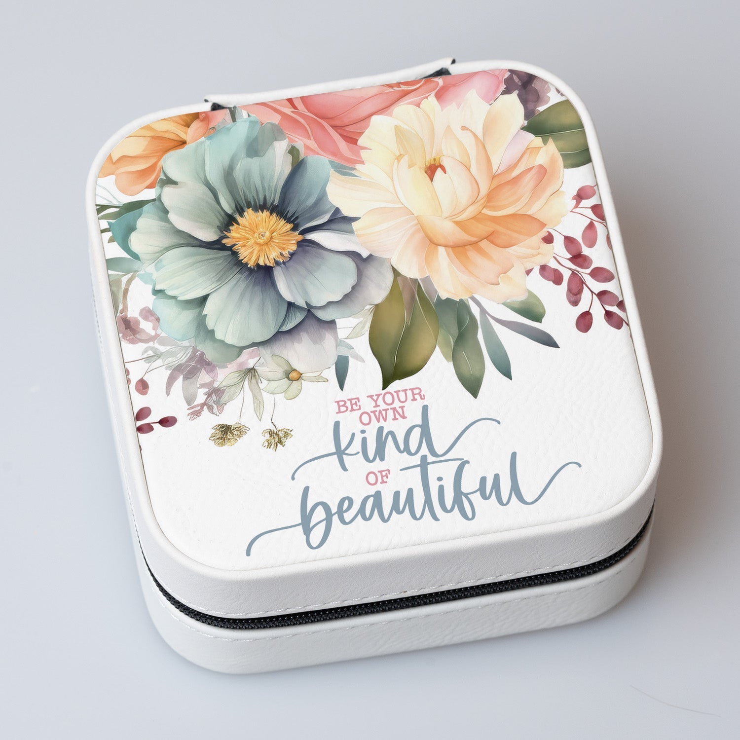 Be Your Own Kind of Beautiful Travel Jewelry Case