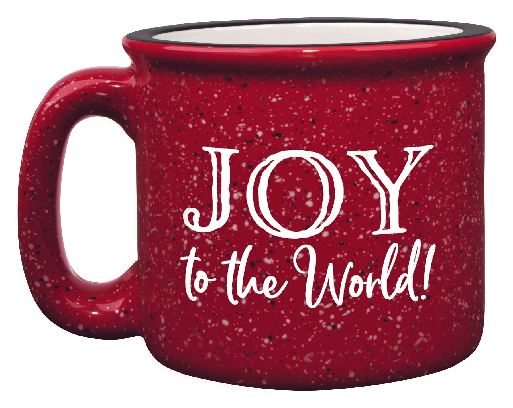 Joy to the World Christmas Camping Mug