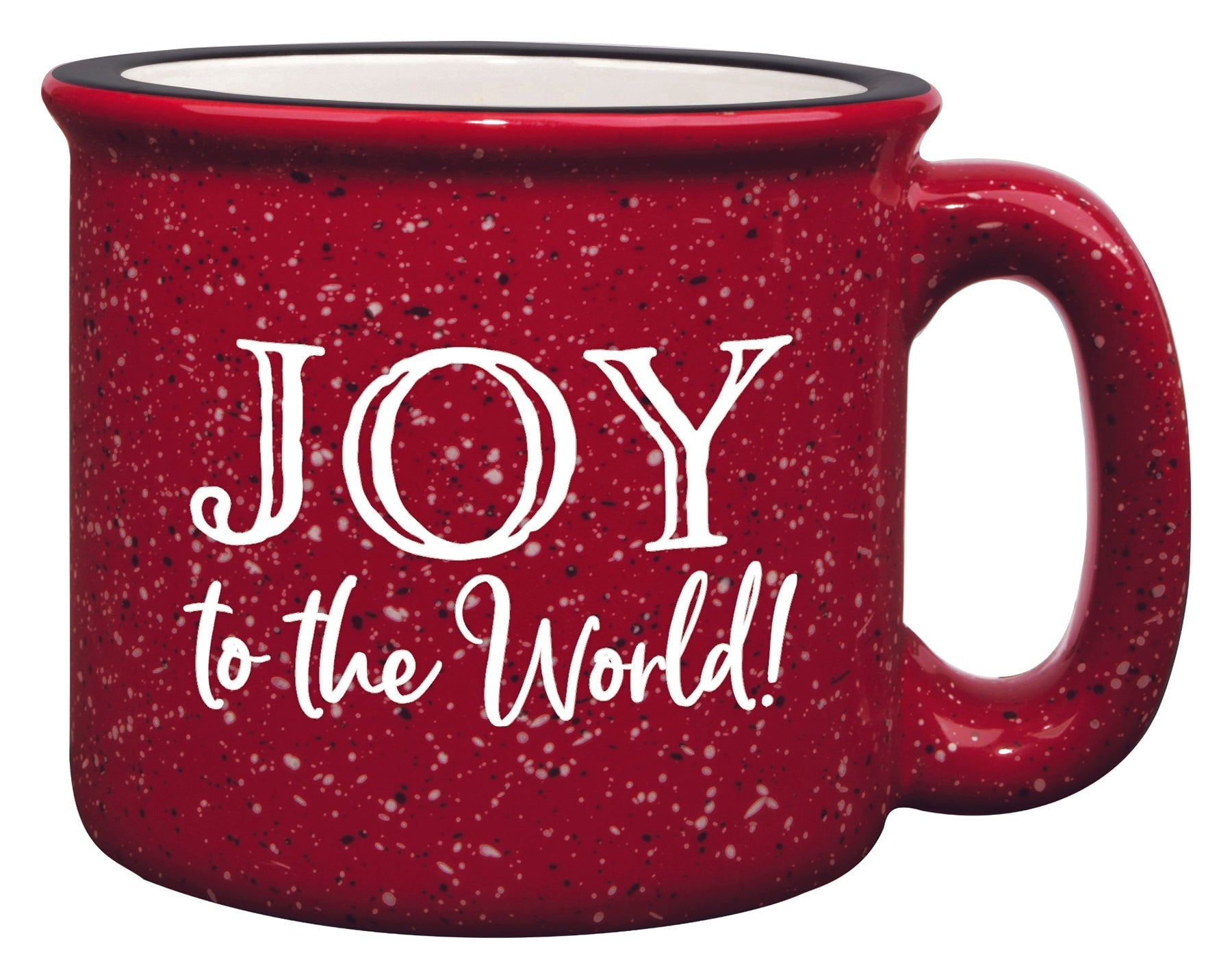 Joy to the World Christmas Camping Mug