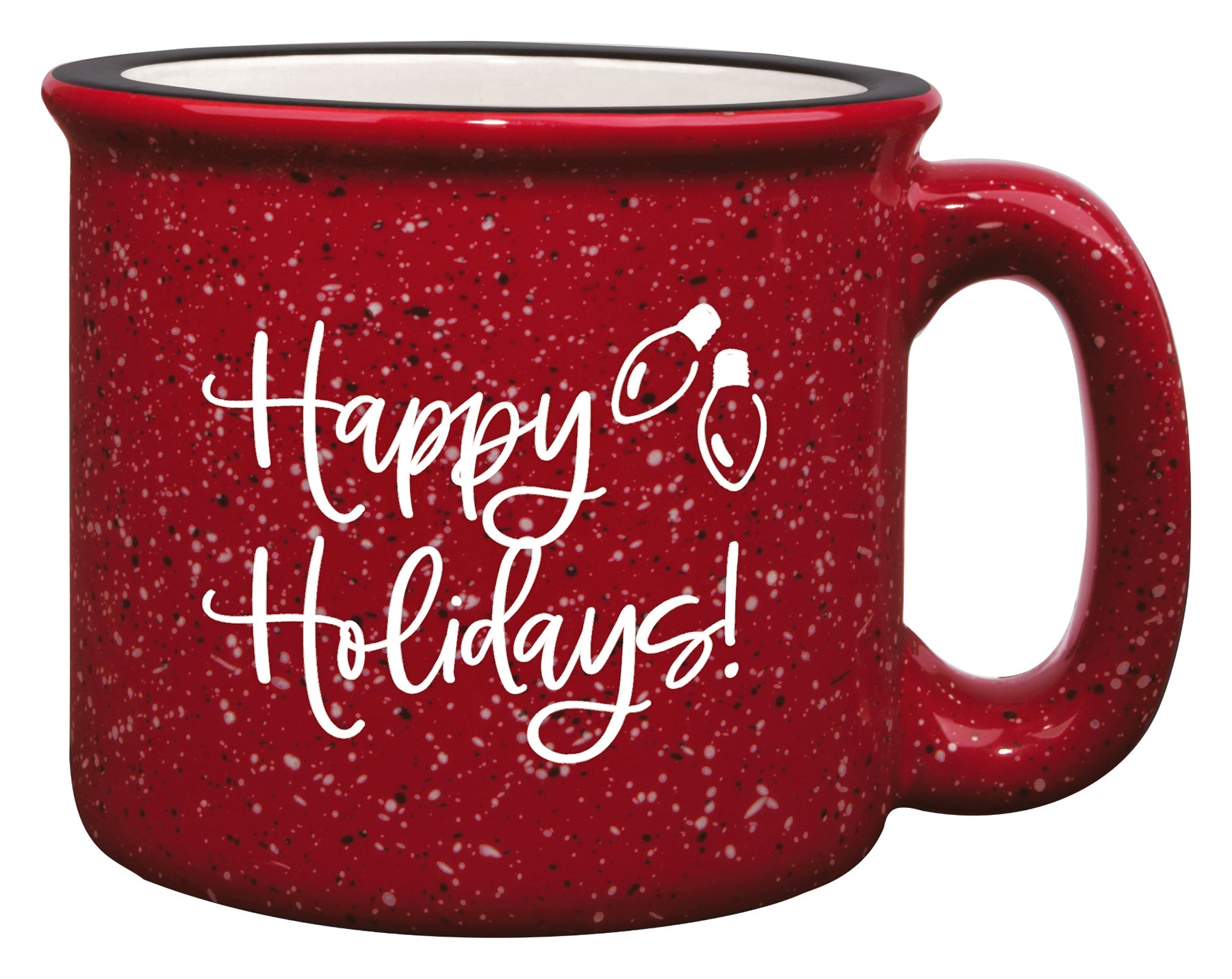 Happy Holidays Christmas Camping Mug