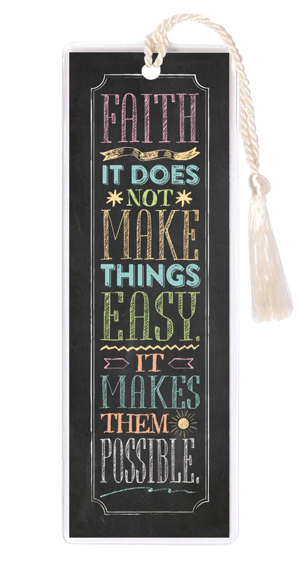 Faith Tasseled Bookmark (Pk 6)