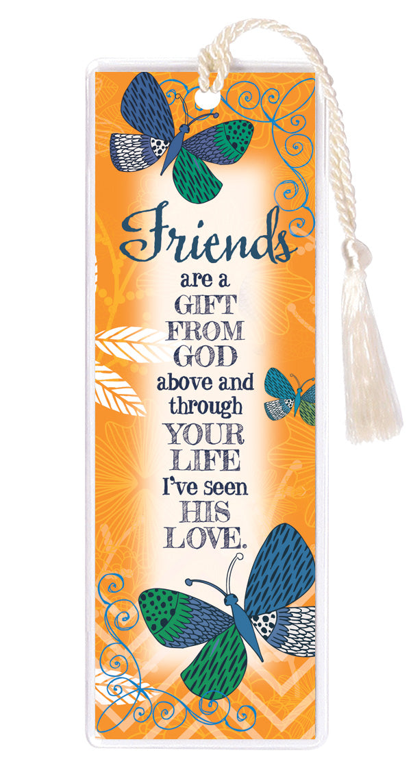 Friends Are a Gift Tasseled Bookmark (Pk 6)