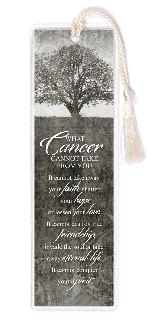 Cancer Tree Tasseled Bookmark
