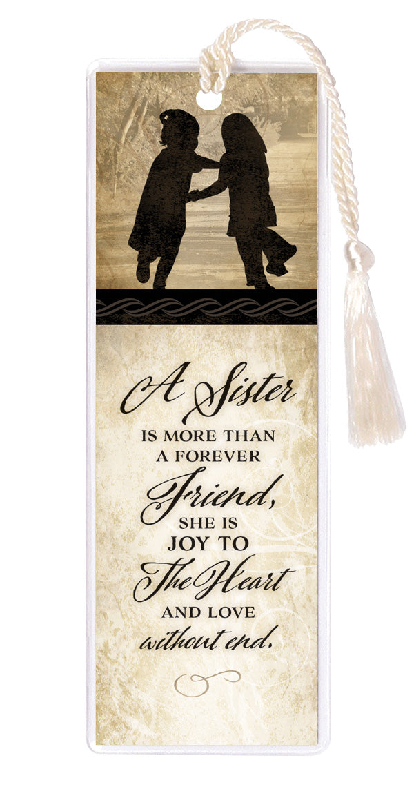 Sister – Love Without End Tasseled Bookmark