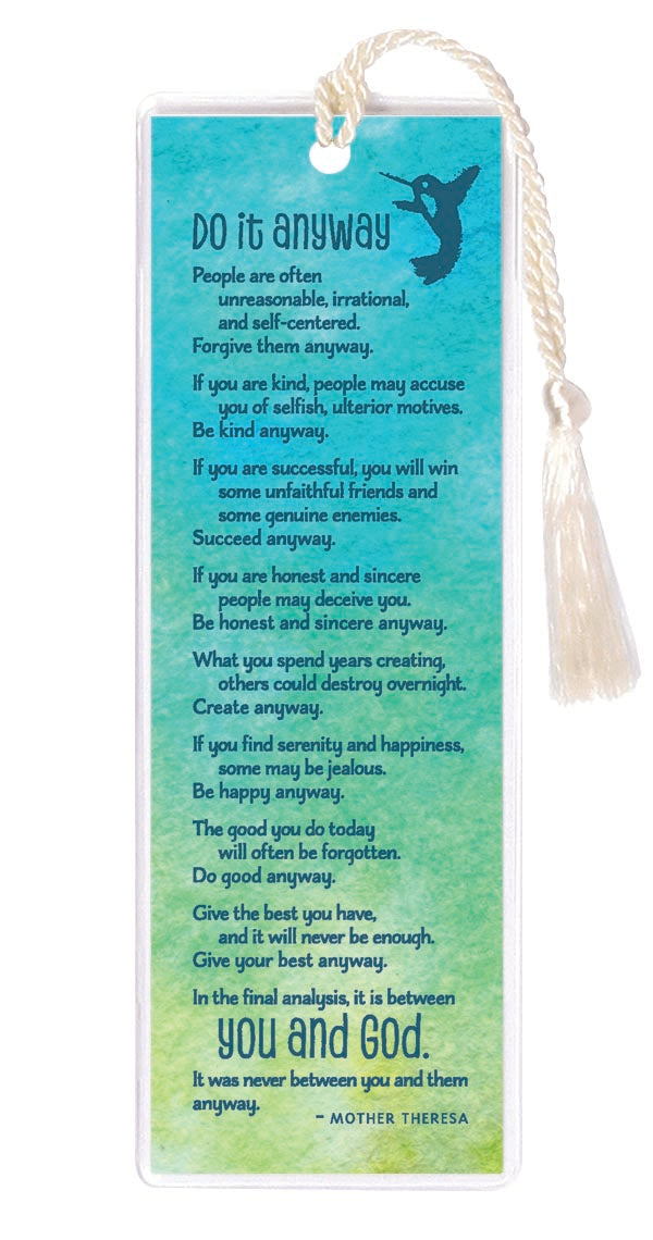 Do It Anyway Tasseled Bookmark