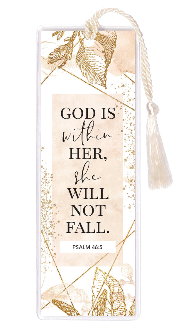 God is Within Her Tasseled Bookmark