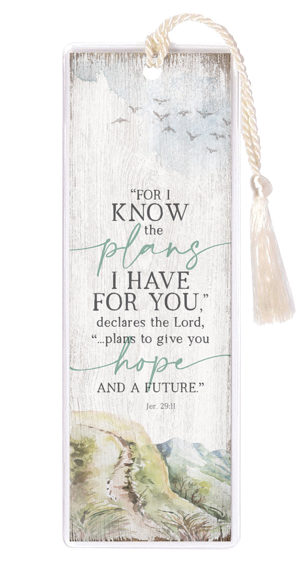 For I Know the Plans Tasseled Bookmark (Pk 6)