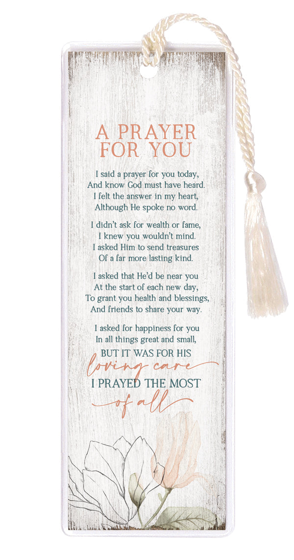 A Prayer for You Tasseled Bookmark (Pk 6)