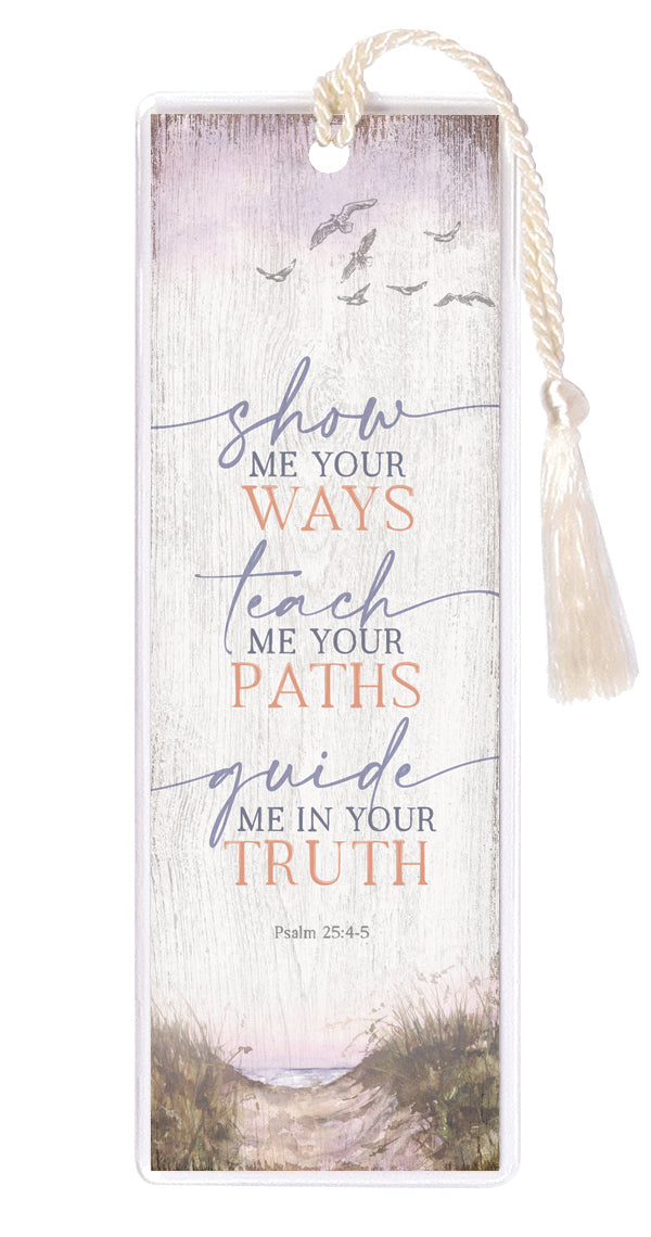 Show Me Your Ways Tasseled Bookmark (Pk 6)
