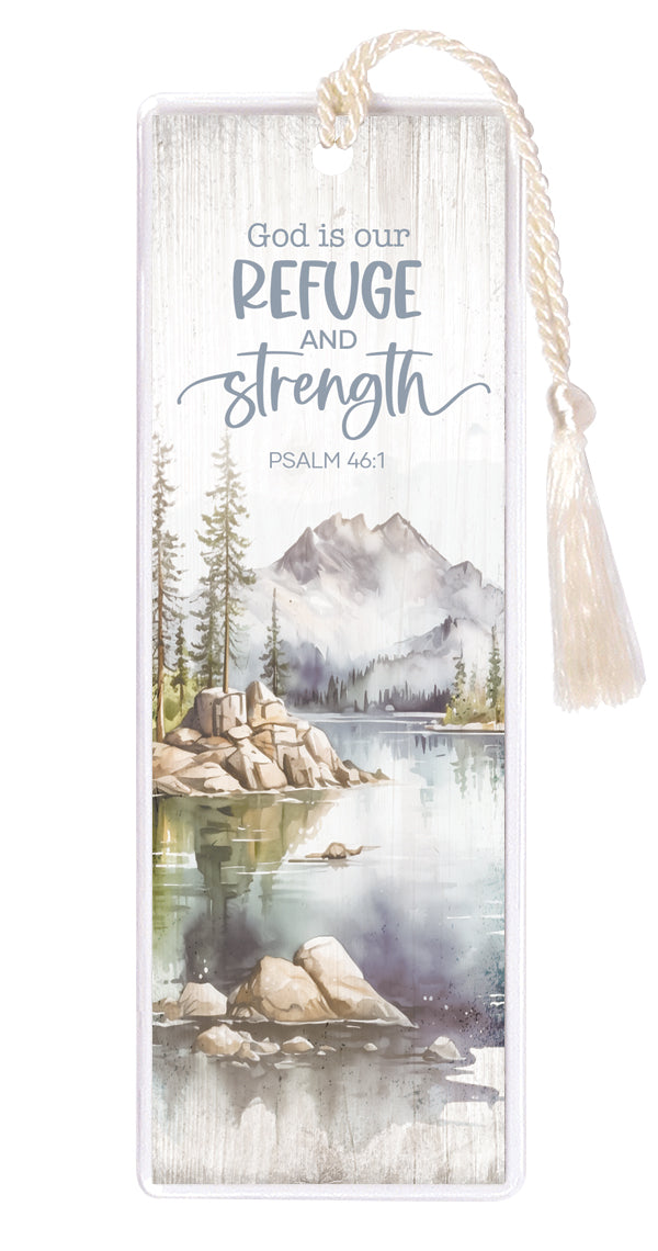 God is Our Refuge Tasseled Bookmark (Pk 6)