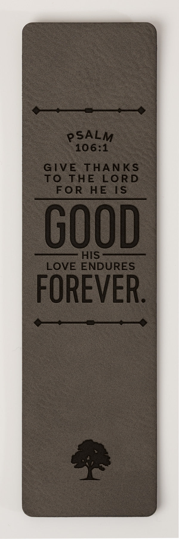 Give Thanks to the Lord Leatherette Bookmark