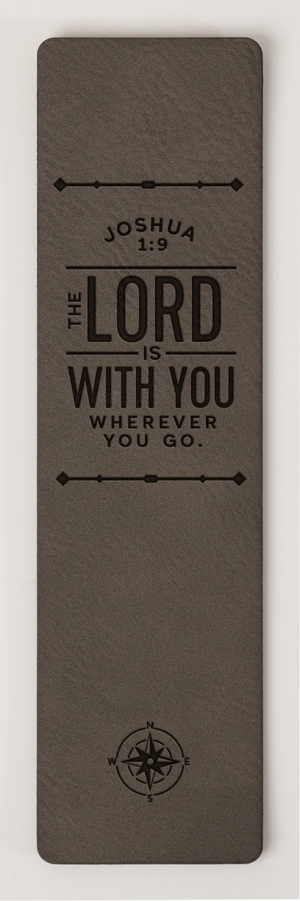 The Lord is with You Leatherette Bookmark (Pk 6)