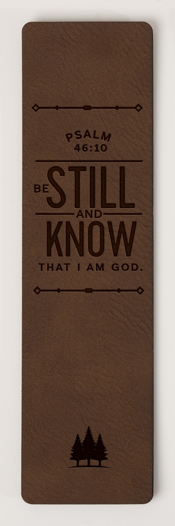 Be Still and Know Leatherette Bookmark (Pk 6)