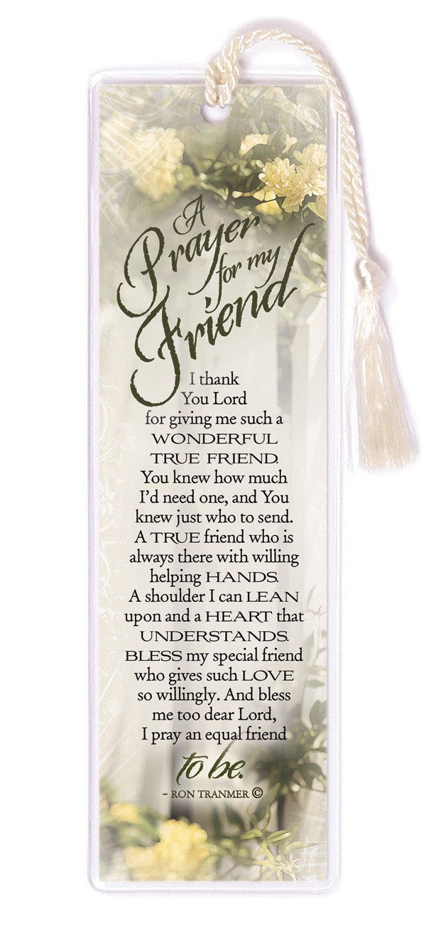 Prayer for My Friend Tasseled Bookmark