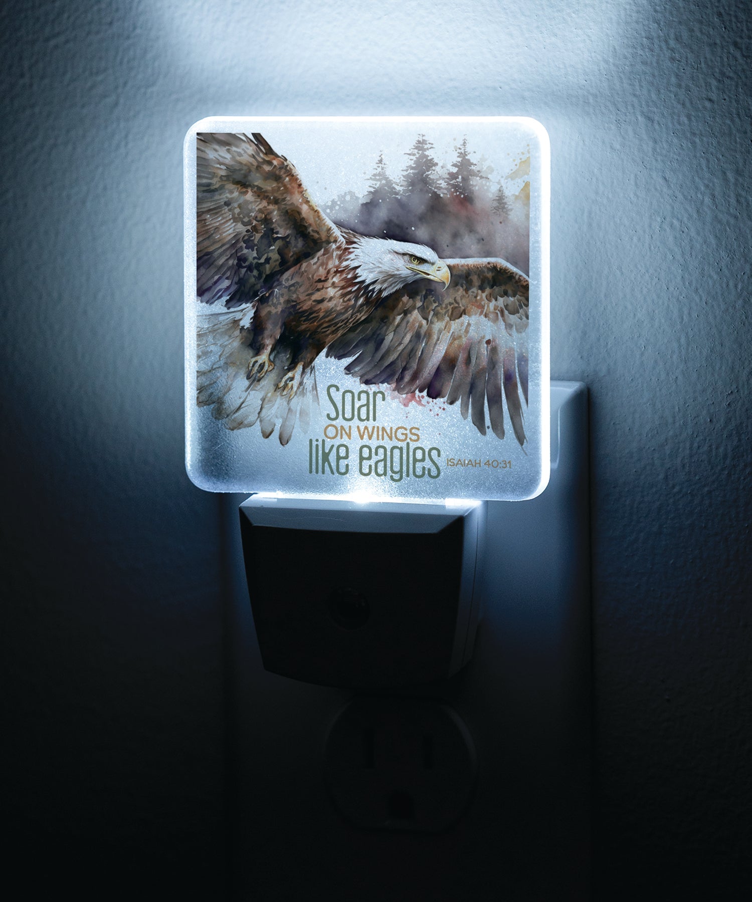 Soar on Wings Like Eagles LED Nightlight