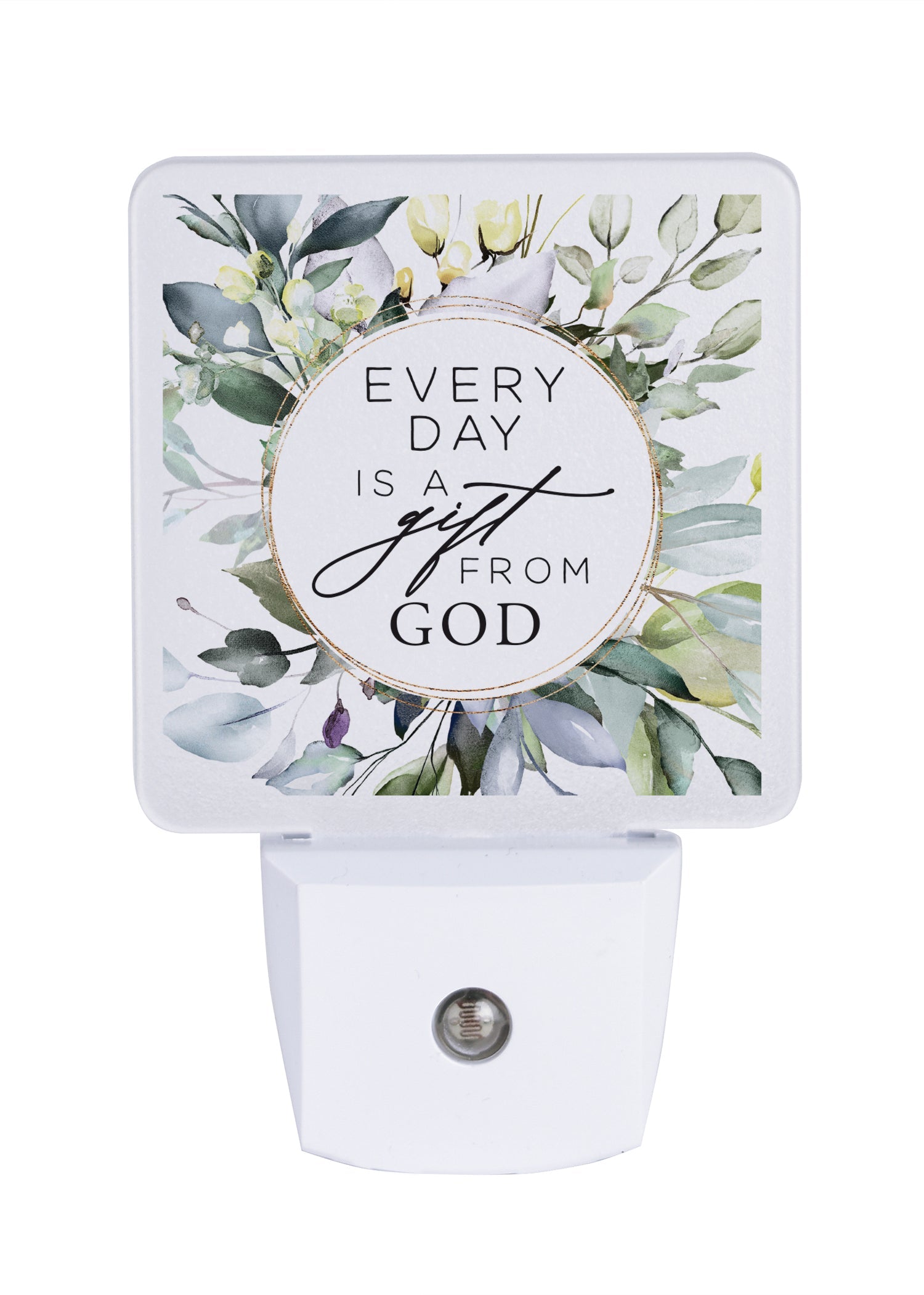 LED nightlight featuring a leaf arrangement, perfect for any décor.