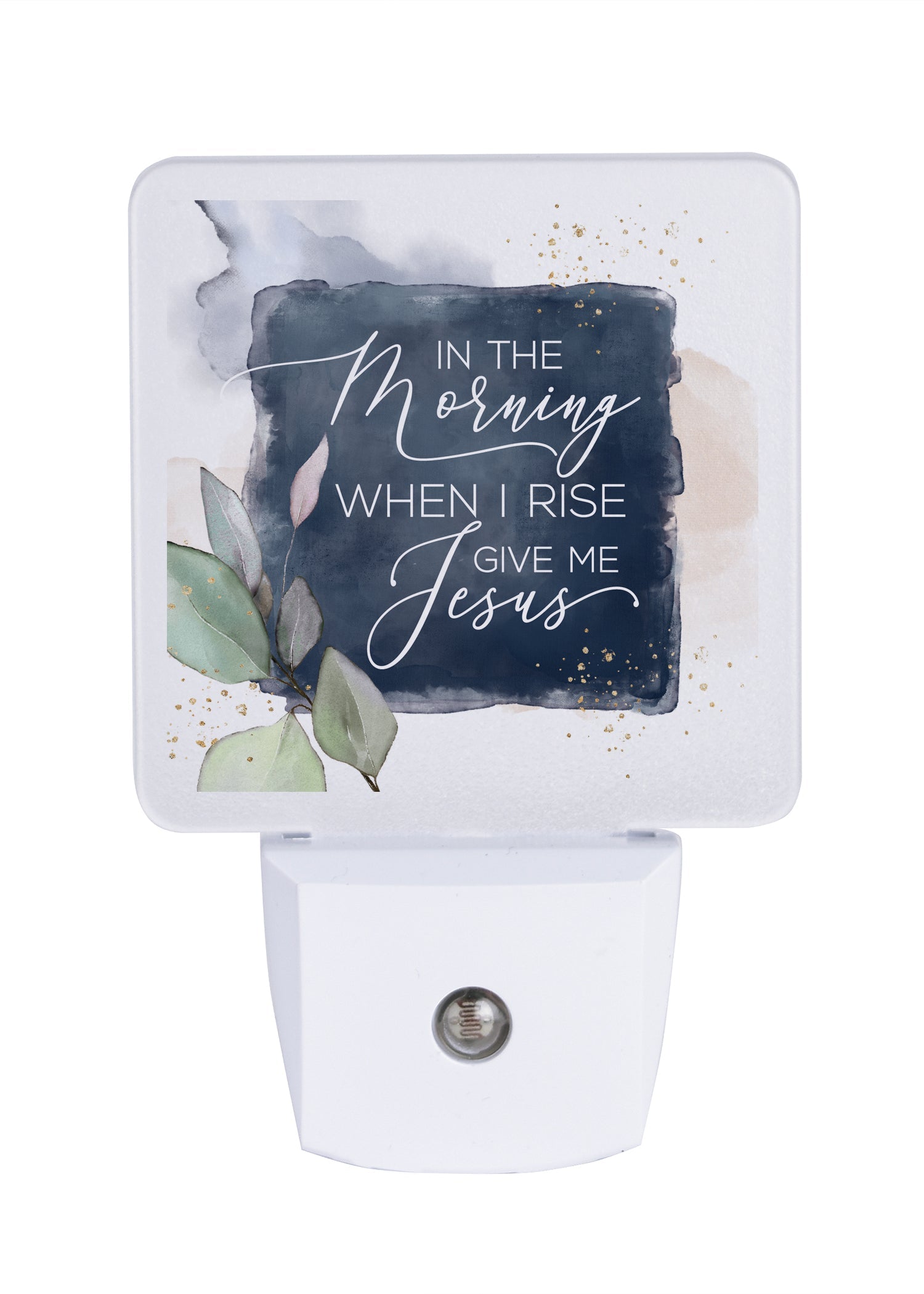 LED nightlight featuring a leaf arrangement, perfect for any décor.