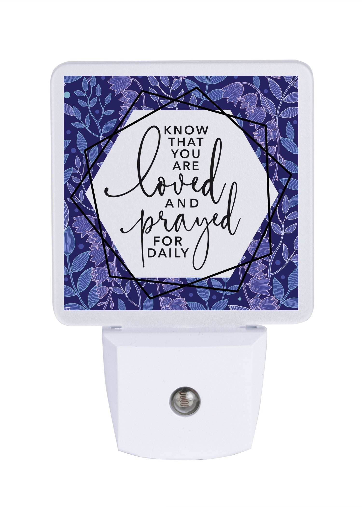 LED nightlight featuring a leaf arrangement, perfect for any décor.
