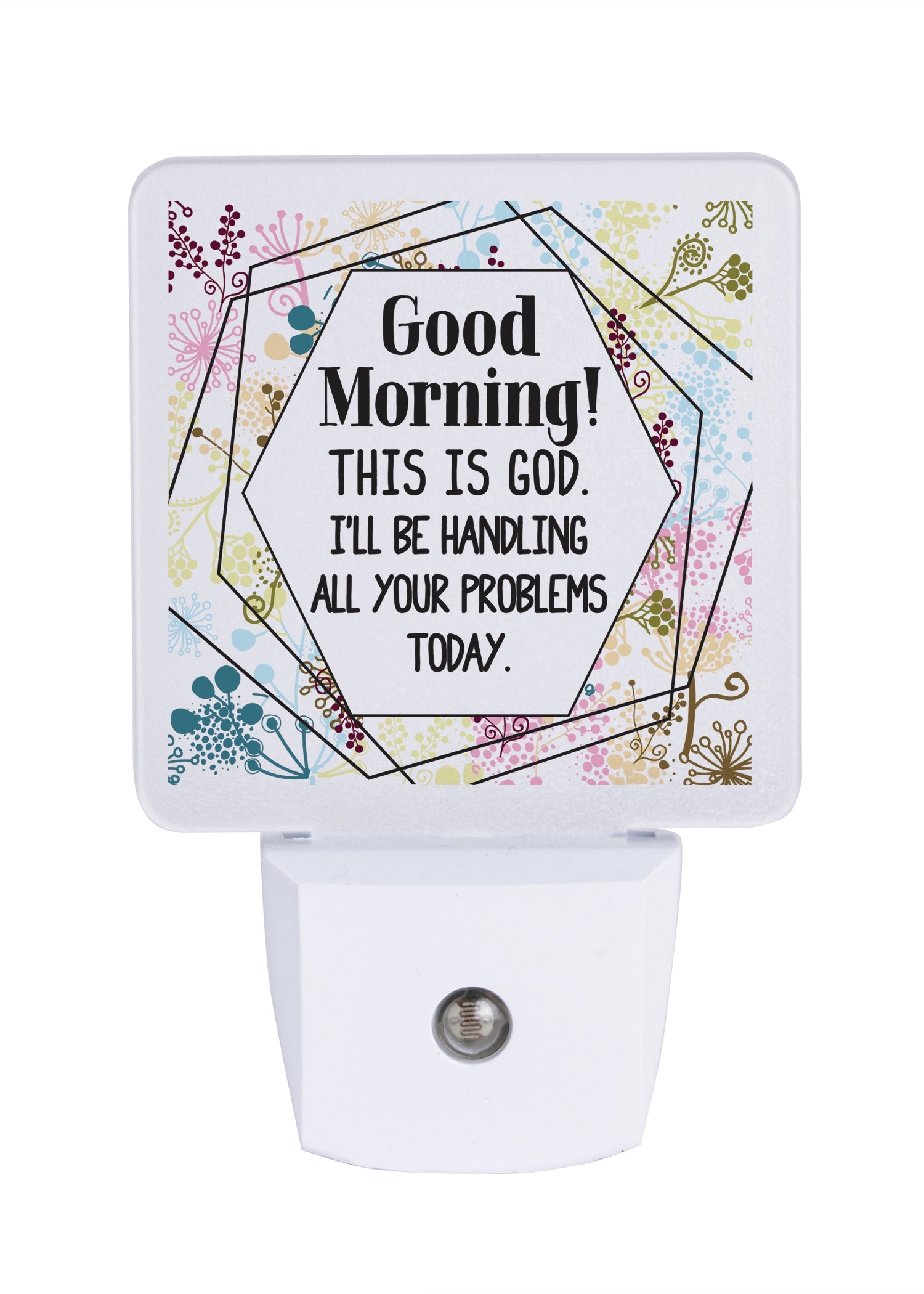 LED nightlight featuring a leaf arrangement, perfect for any décor.