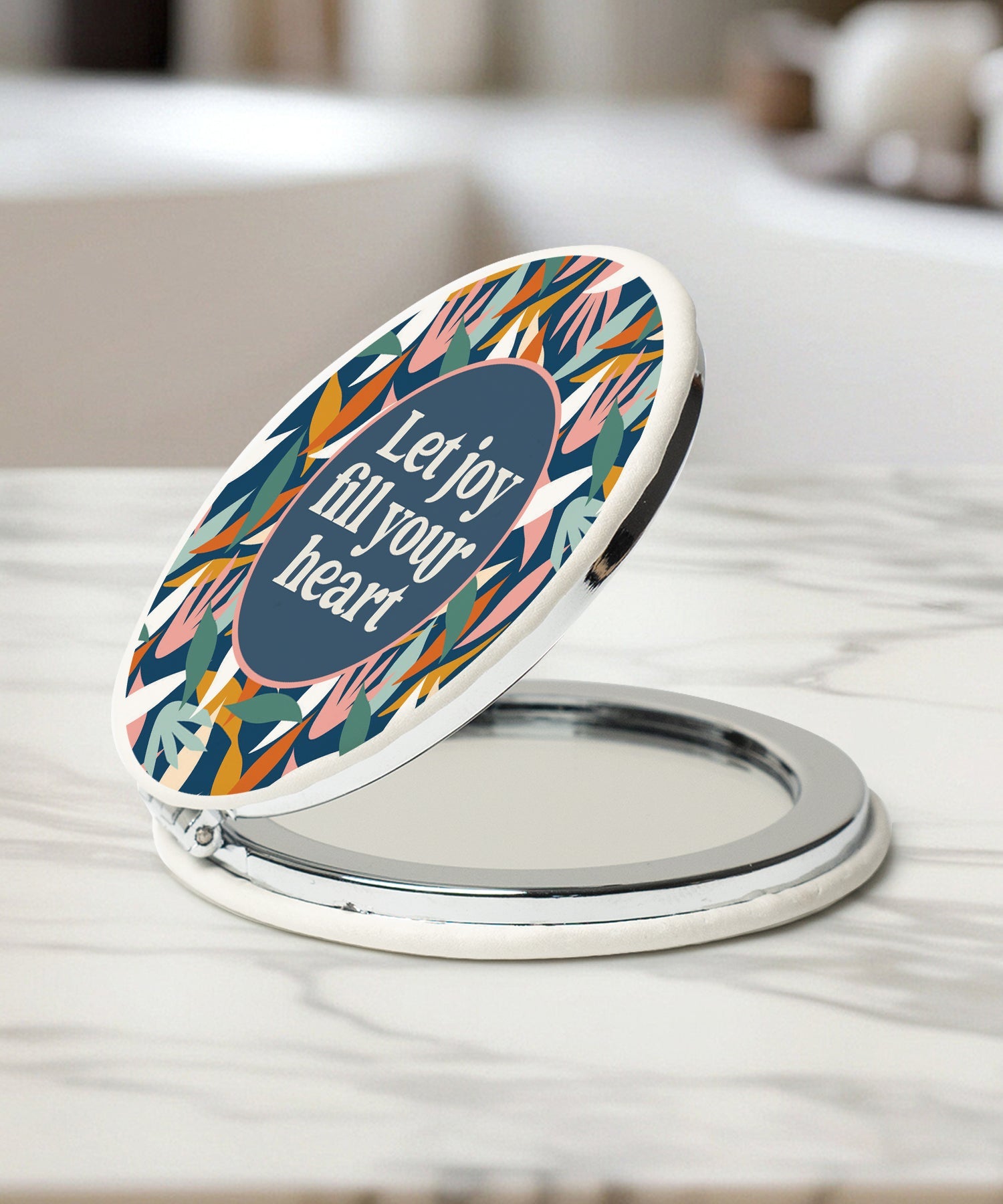 Let Joy Fill Your Heart Compact Mirror