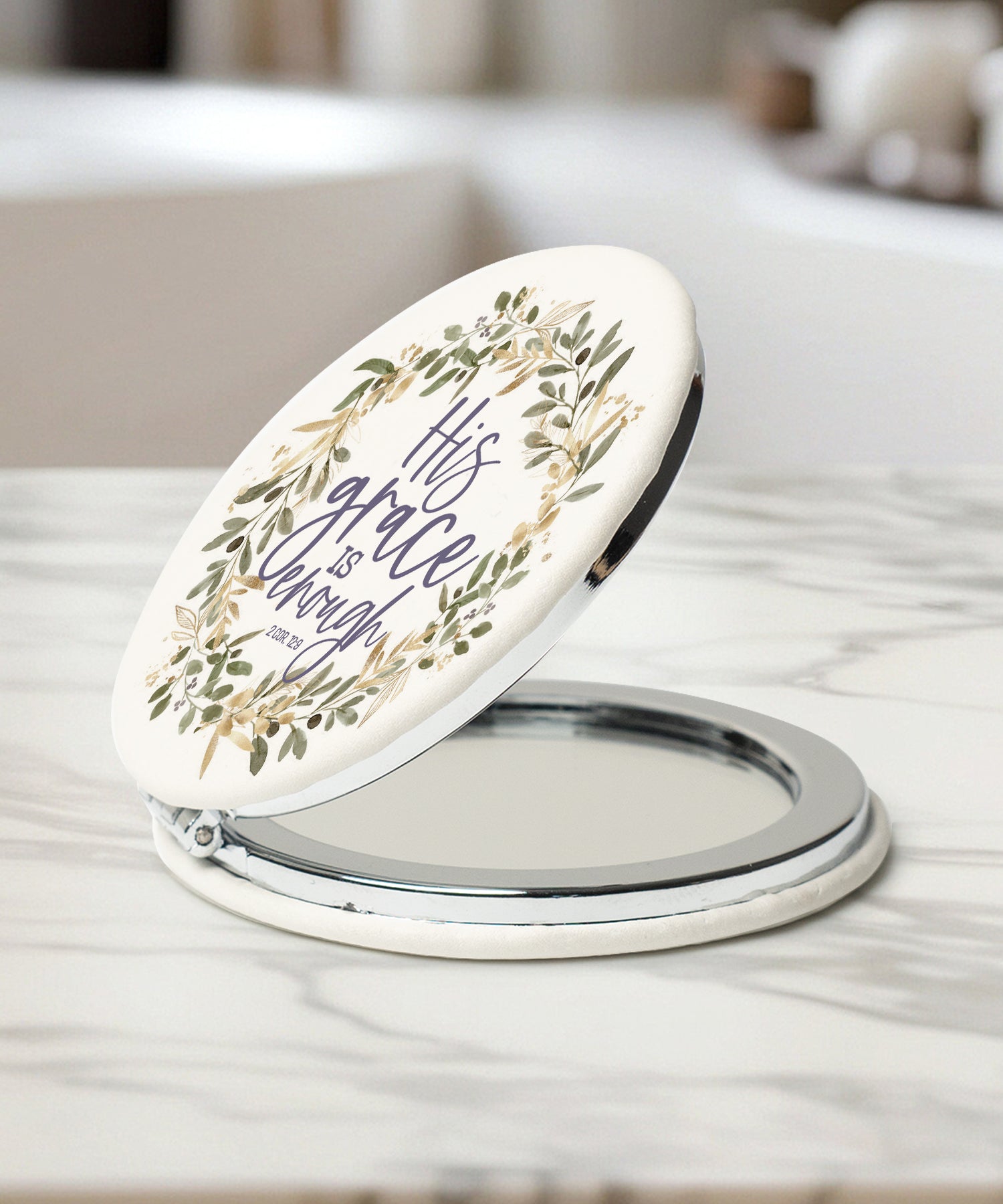 His Grace Is Enough Compact Mirror