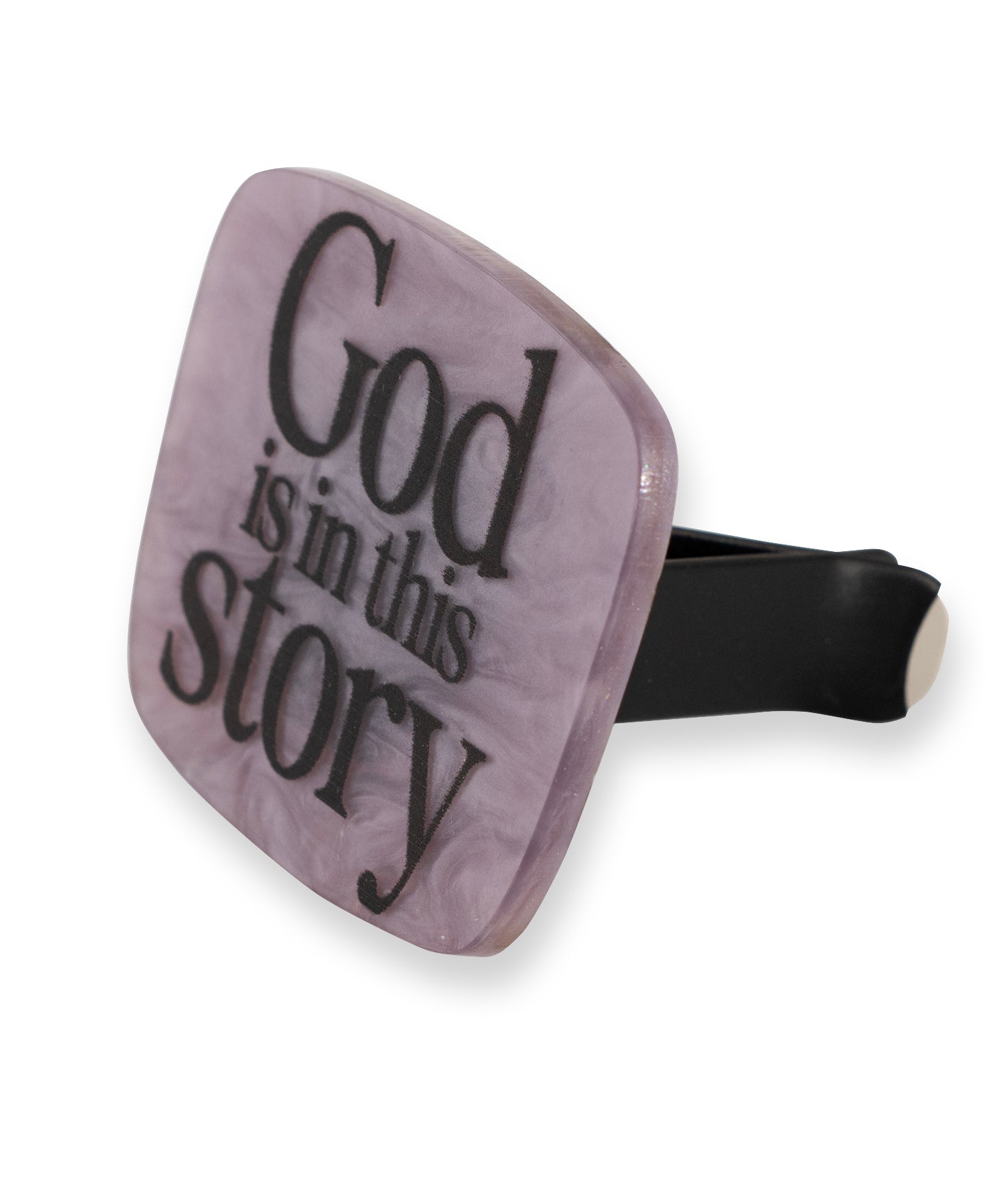 God Is In This Story Scentable Vent Clip