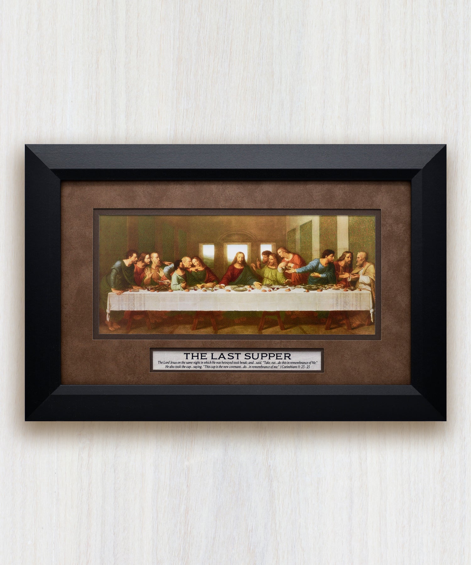 The Last Supper 18x12 Framed Art – Christian Wall Decor | Dexsa