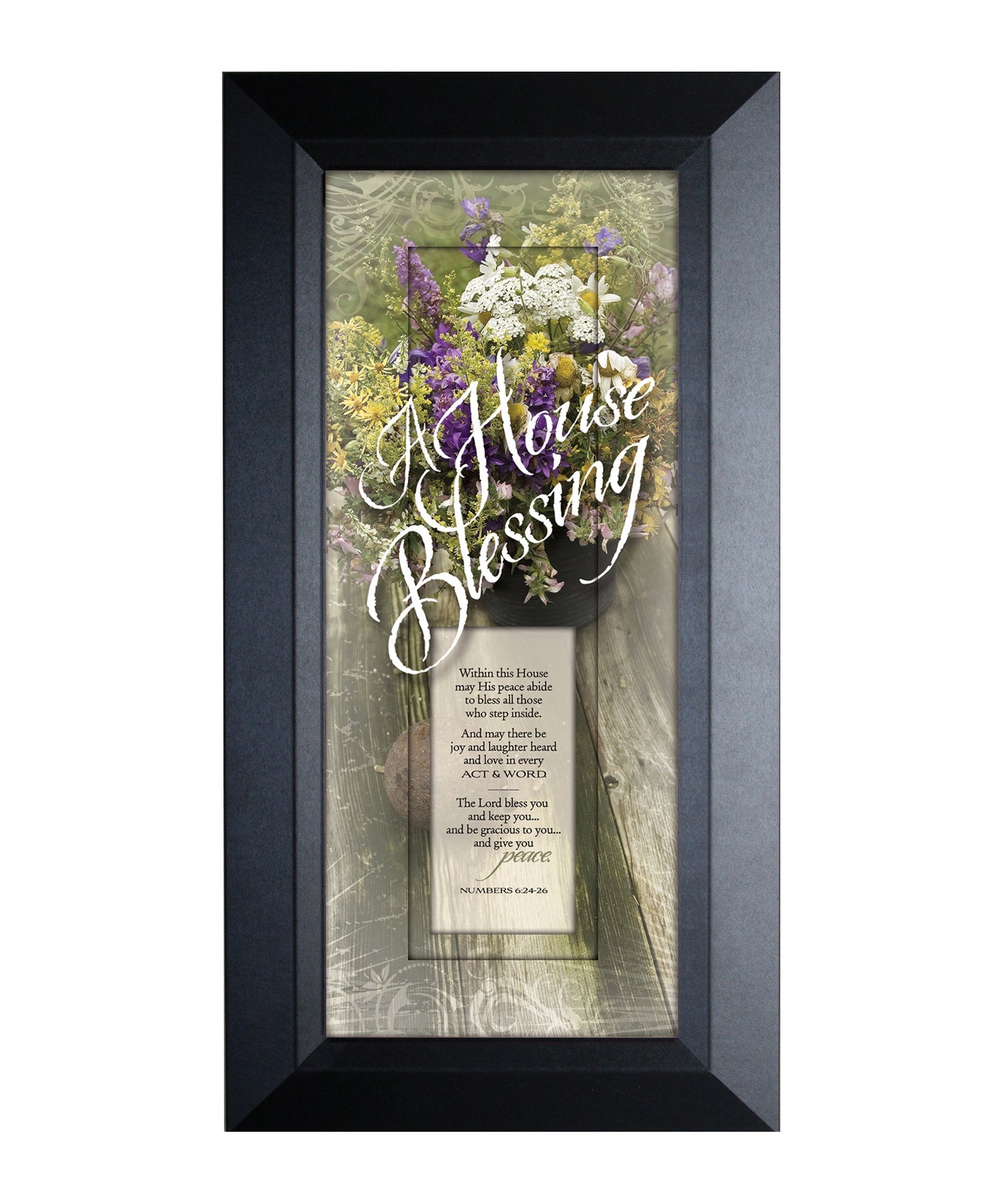 A House Blessing 8x16 Framed Art