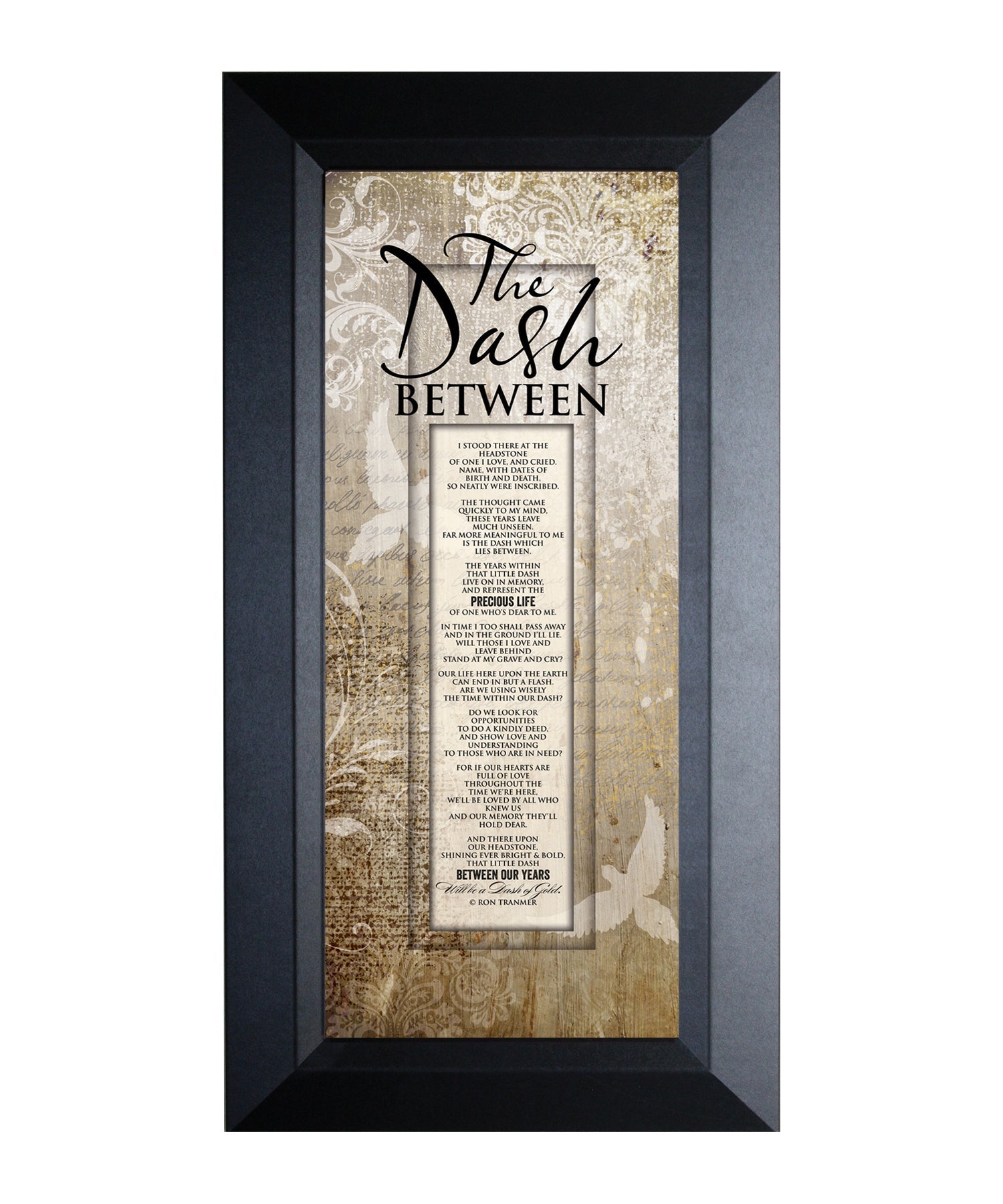 The Dash Between Framed Art