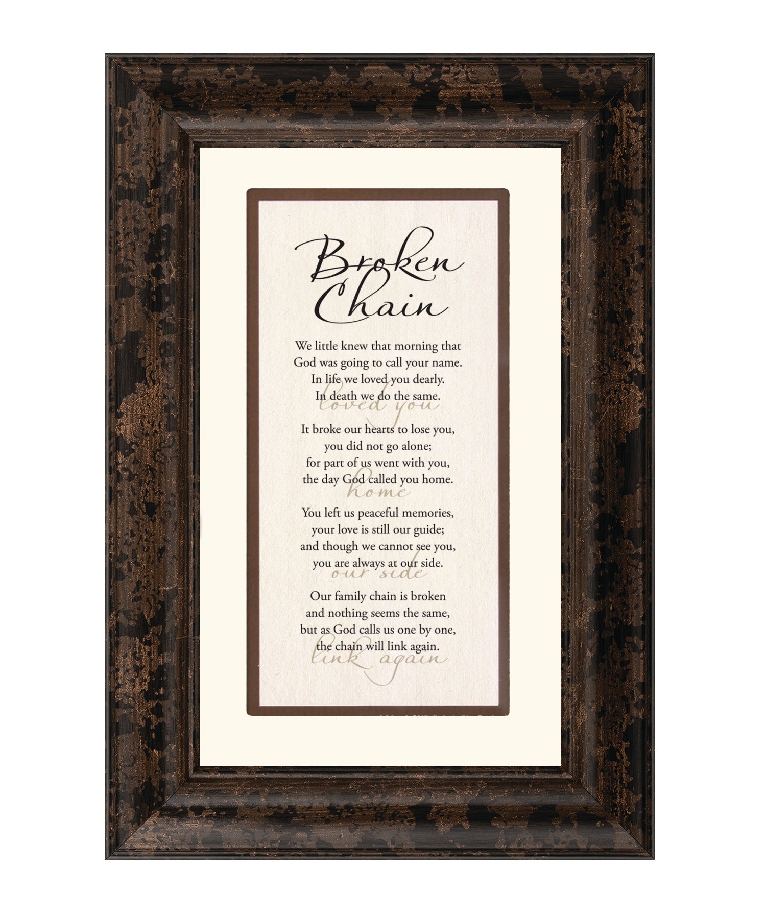 Broken Chain 8.5x12.5 Framed Art
