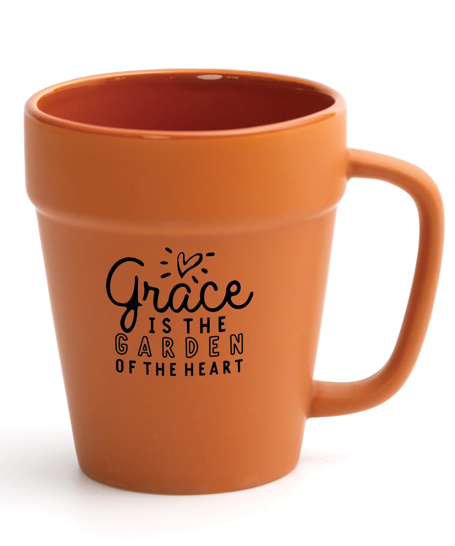 Grace Is the Garden of the Heart Flower Pot Mug