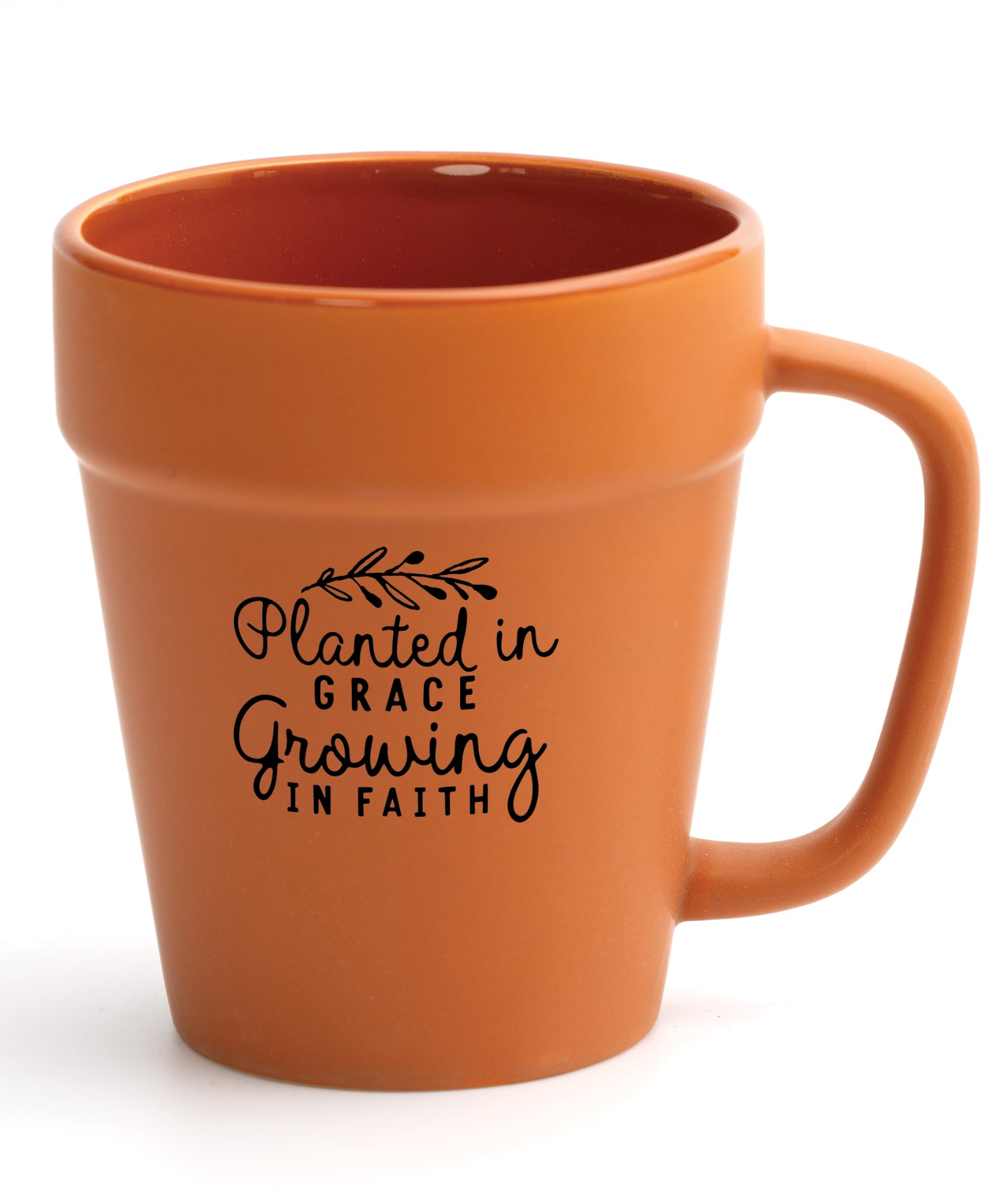 Planted in Grace Flower Pot Mug