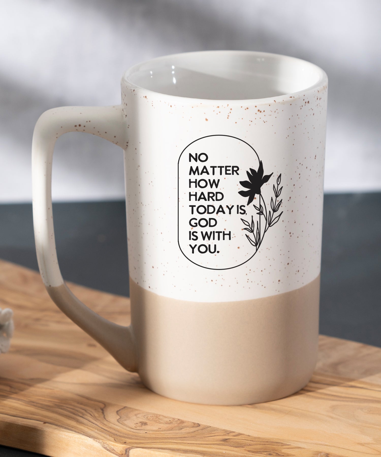 No Matter How Hard Today Is Pebble Mug