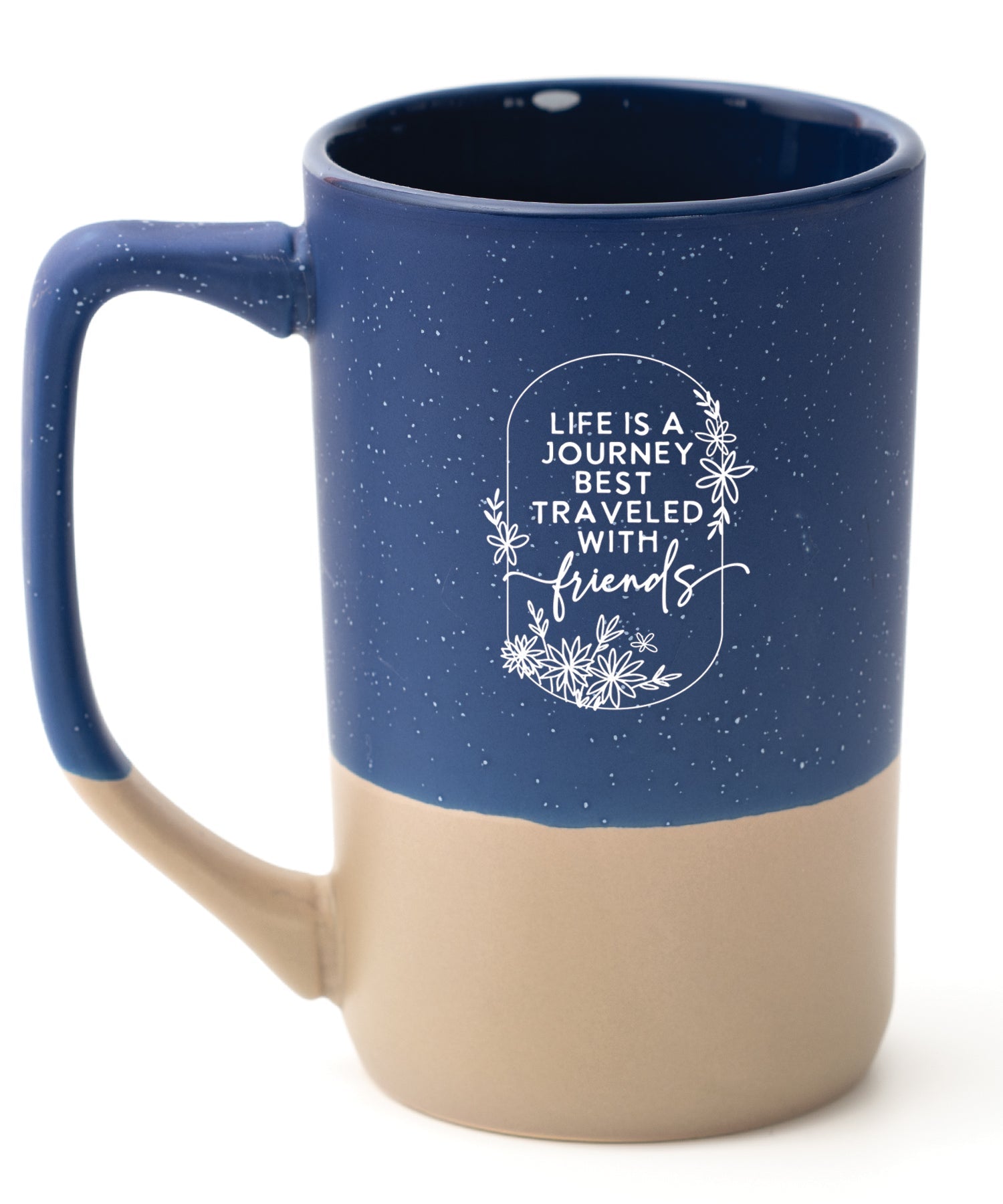 Life Is a Journey Pebble Mug