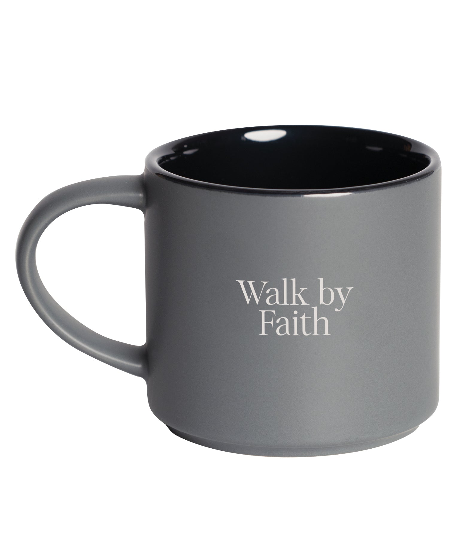 Walk by Faith Stacking Modern Grace Mug