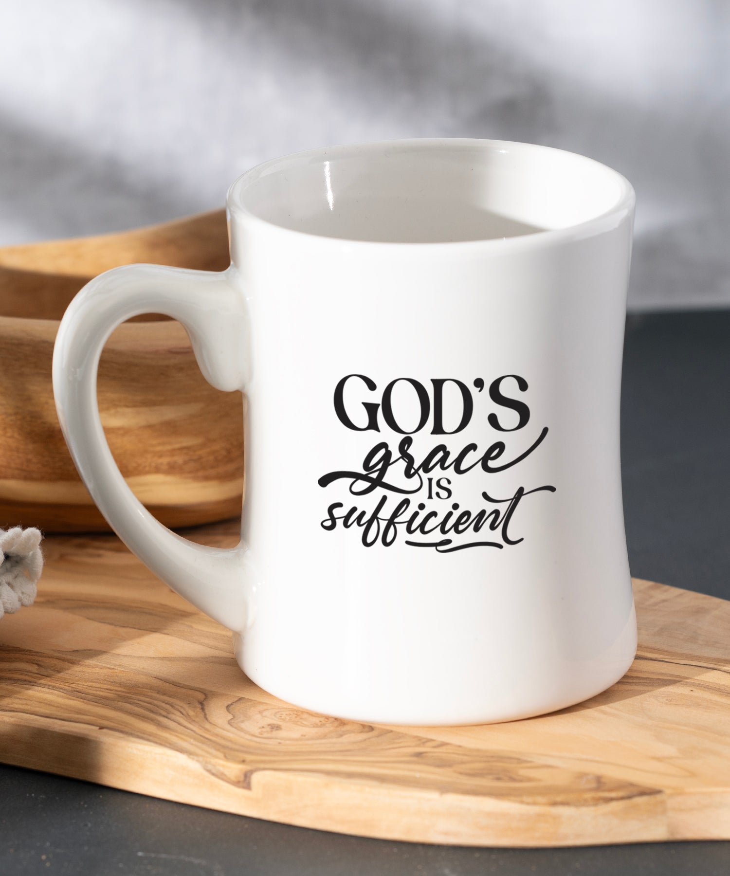 God’s Grace Is Sufficient Coffeehouse Mug