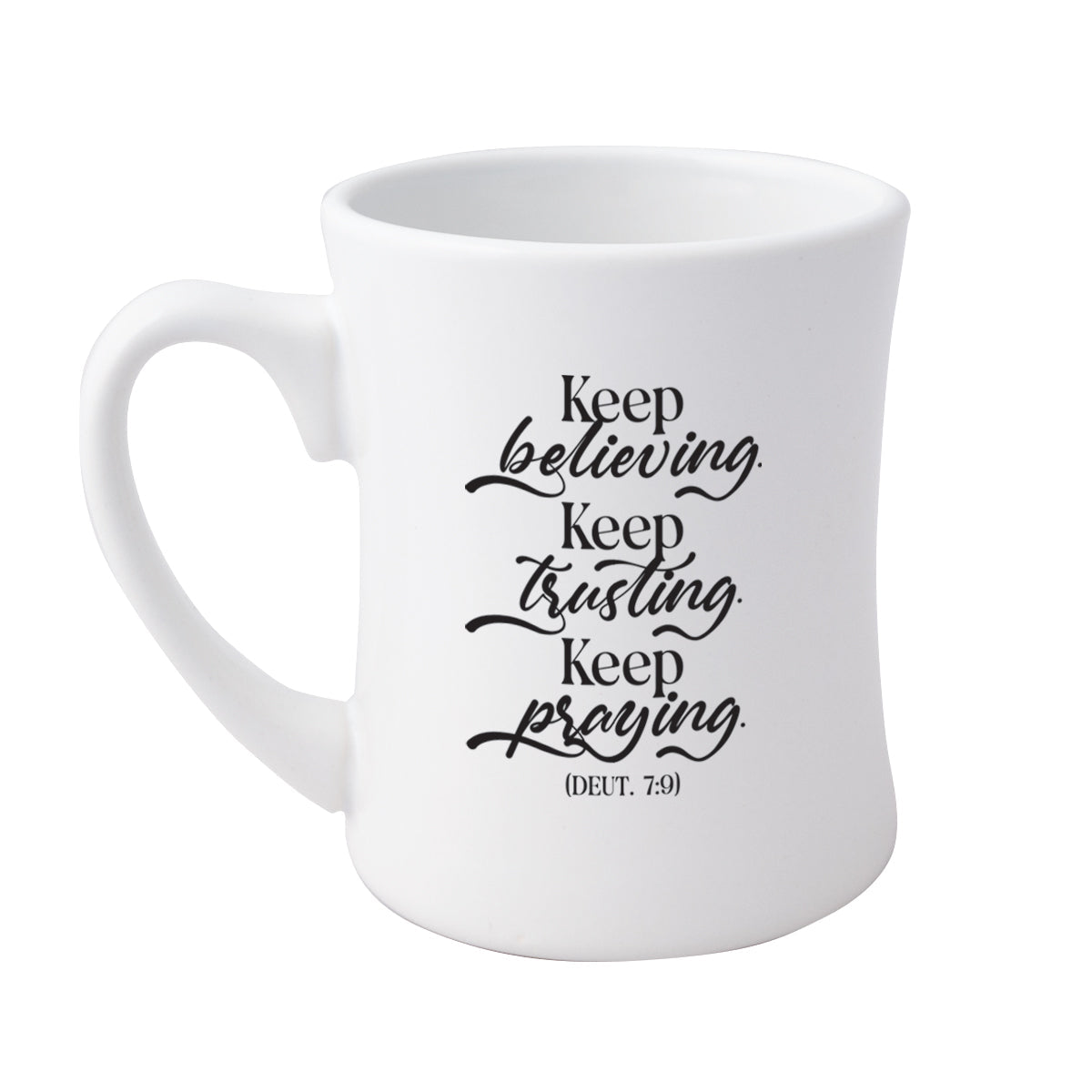 Keep Believing Coffeehouse Mug