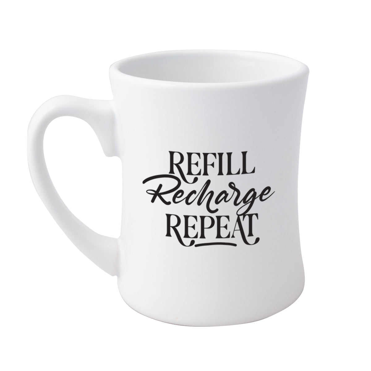 Refill Recharge Repeat Coffeehouse Mug