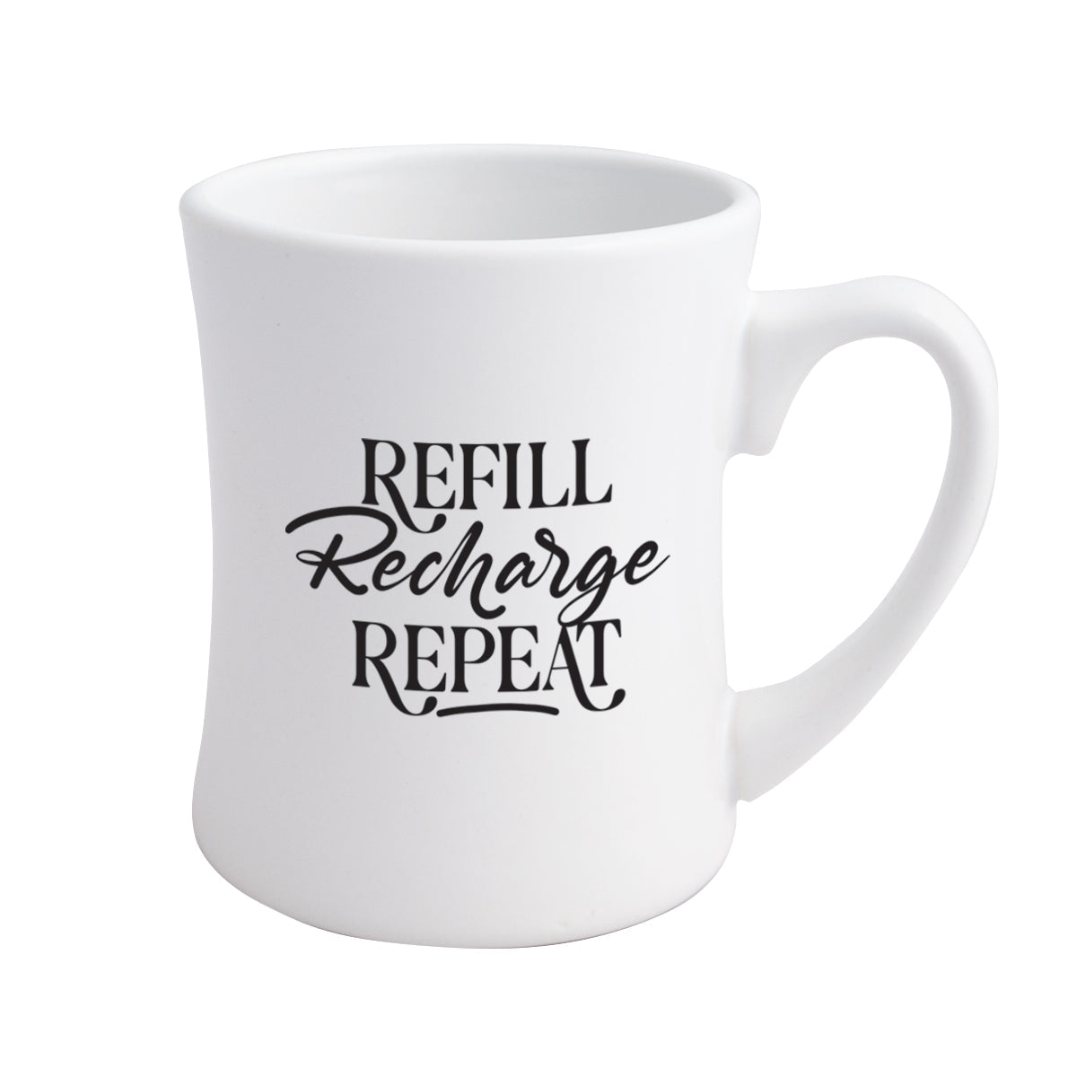 Refill Recharge Repeat Coffeehouse Mug
