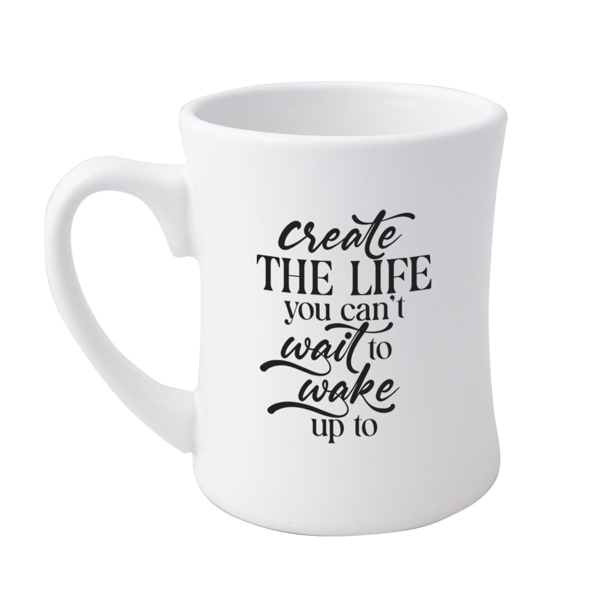 Create the Life Coffeehouse Mug – 19 oz Motivational Ceramic Mug