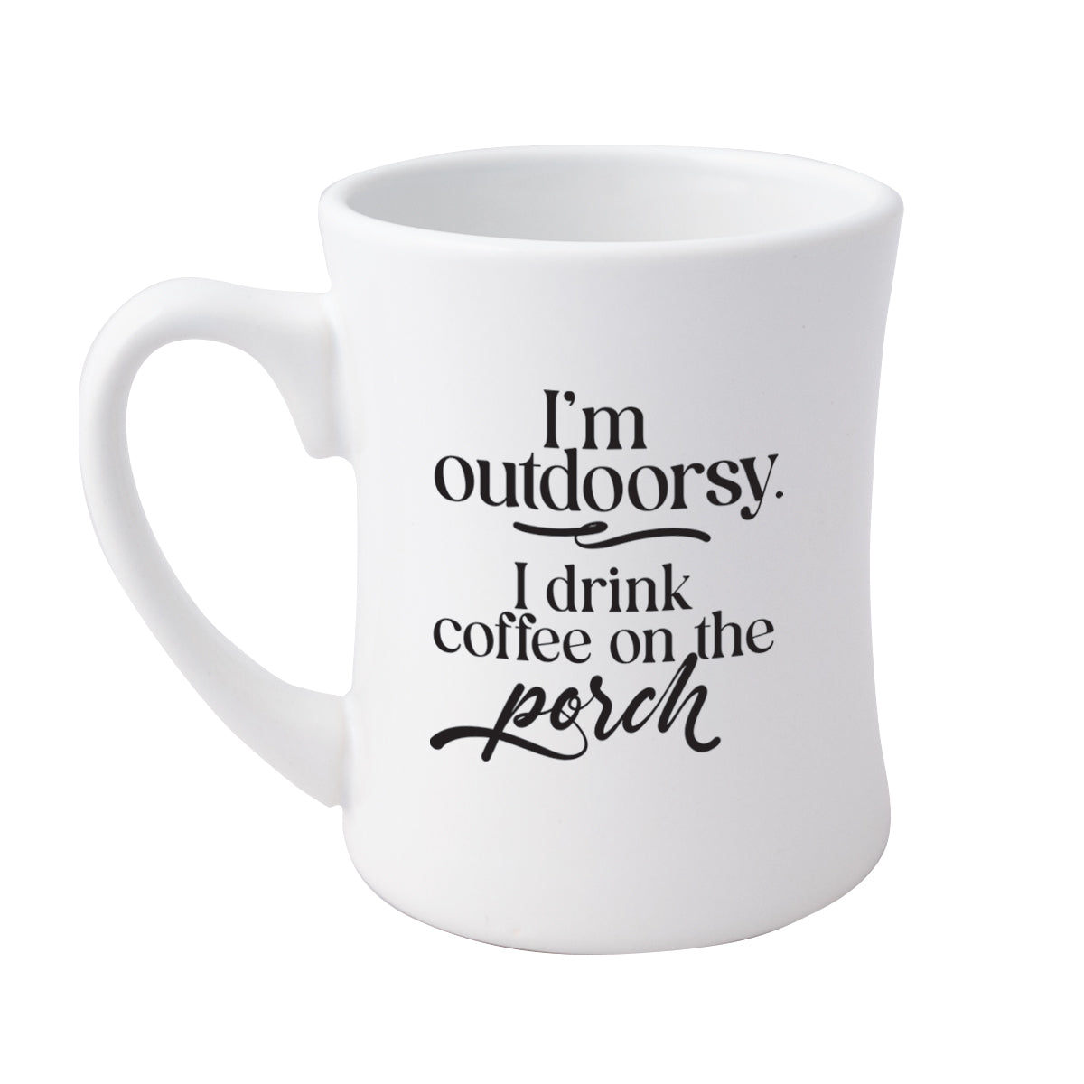 I’m Outdoorsy Coffeehouse Mug