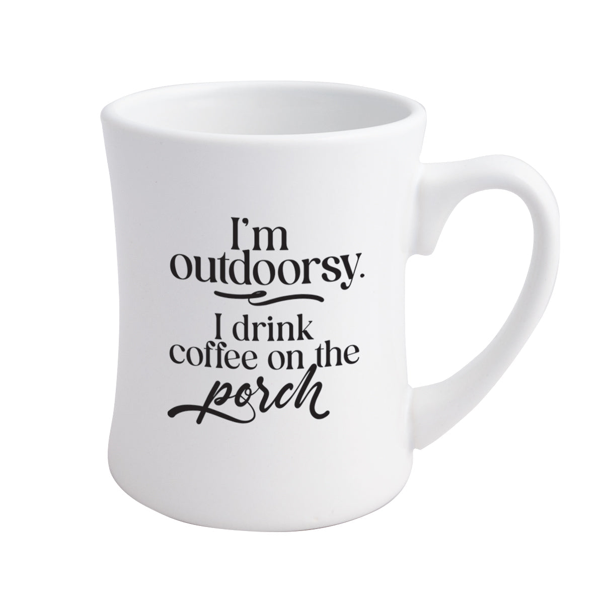I’m Outdoorsy Coffeehouse Mug