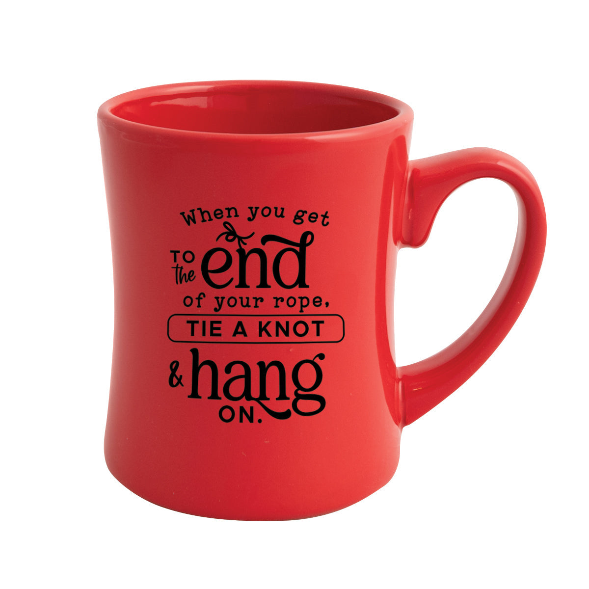 When You Get to the End Coffeehouse Mug - Sturdy, Easy-to-Grip, Concave Design