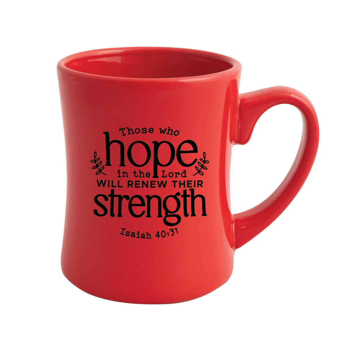 Those Who Hope in the Lord Coffeehouse Mug - Sturdy, Easy-to-Grip, Concave Design