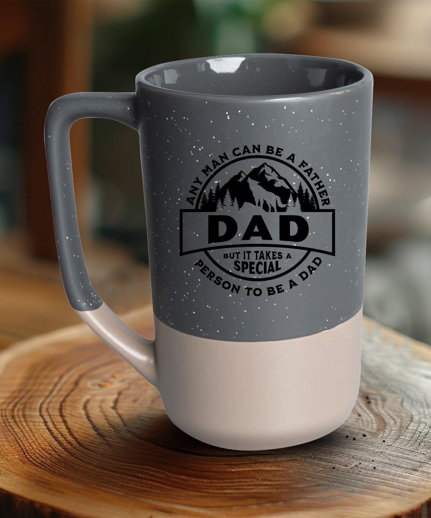 Any Man Can Be a Father Pebble Mug