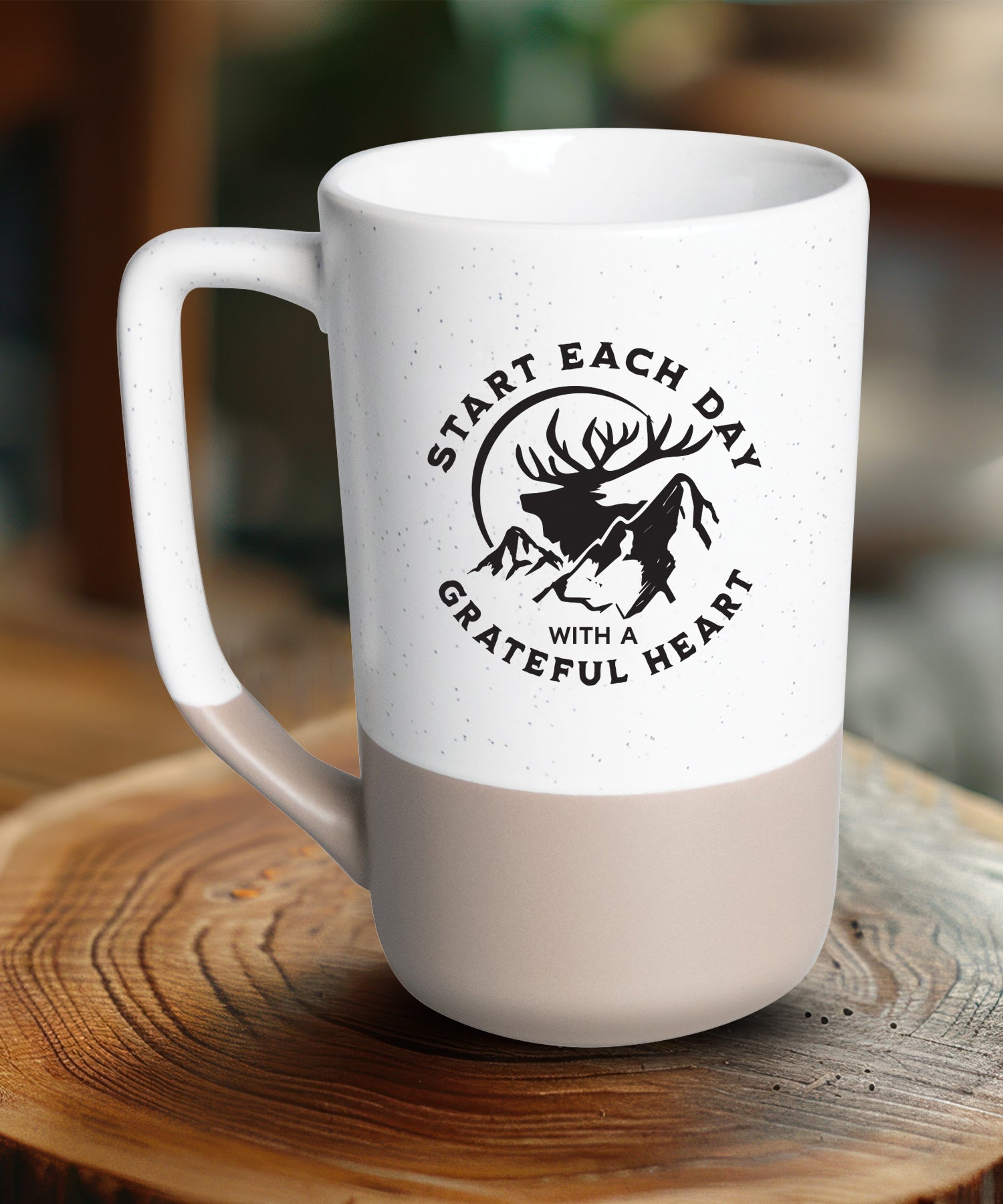 Start Each Day Pebble Mug