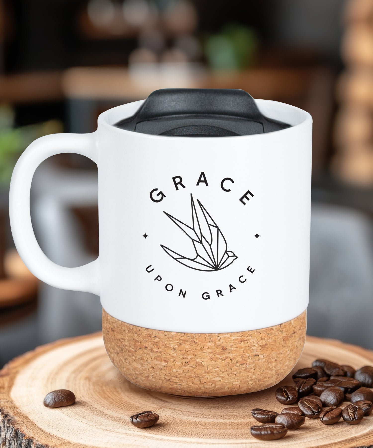 Grace Upon Grace Cork Bottom Mug