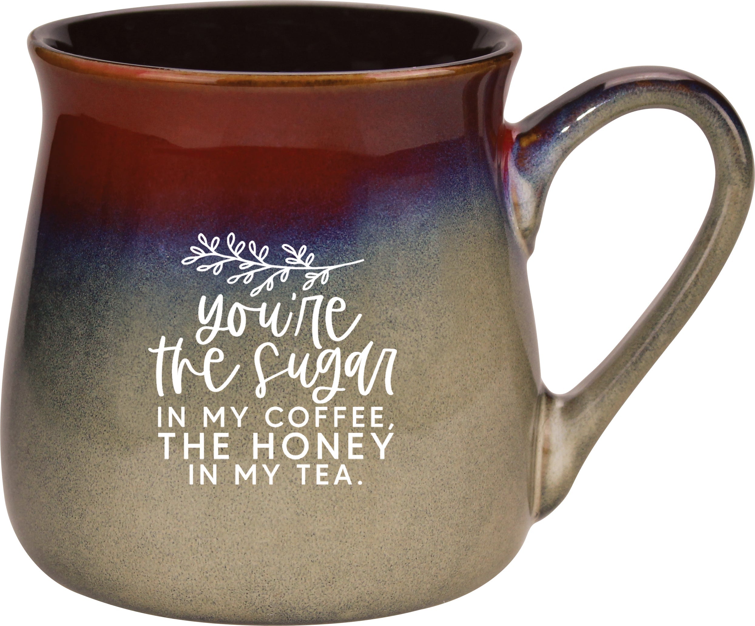 Reactive mug with a unique gradation in color and the inspirational message – You’re the Sugar.