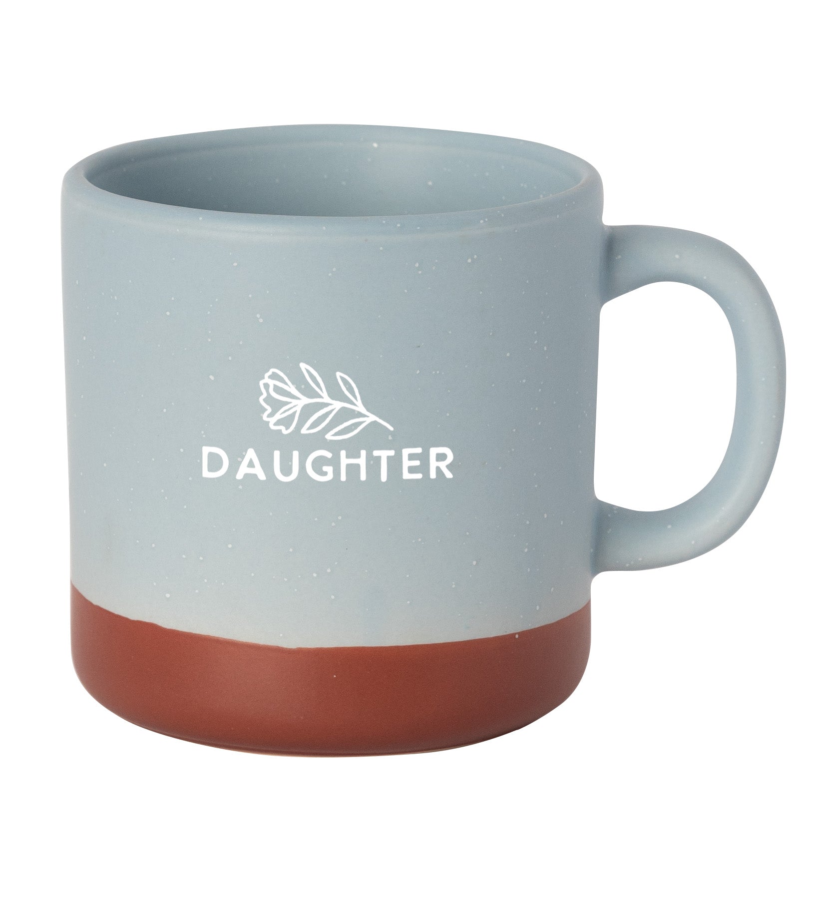 Daughter Mug with Speckled Ceramic with Natural Baked Bottom